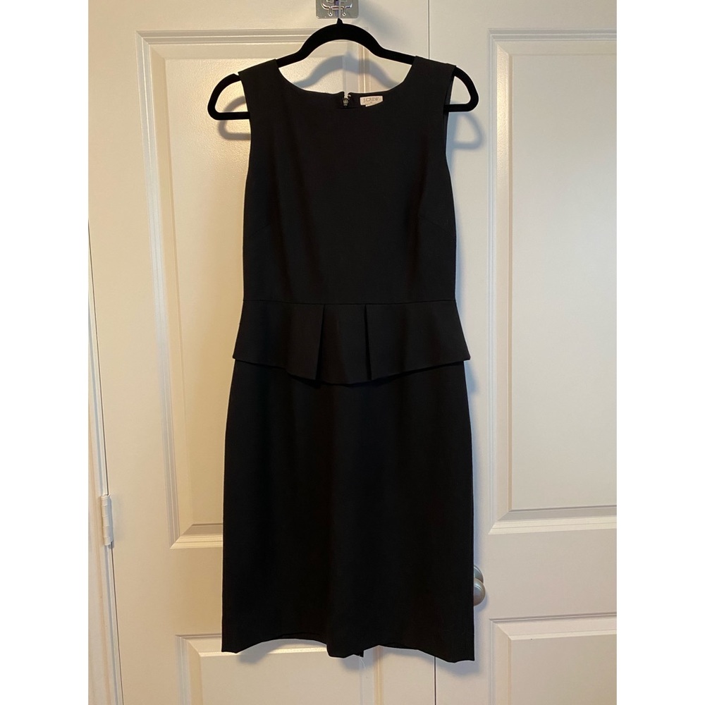 J. Crew peplum dress